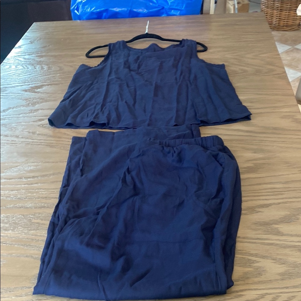 Navy blue matching set